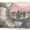 'Der Weg ist das Ziel' - Buntstiftskizze - 18 x 26 cm - 24.10.11 